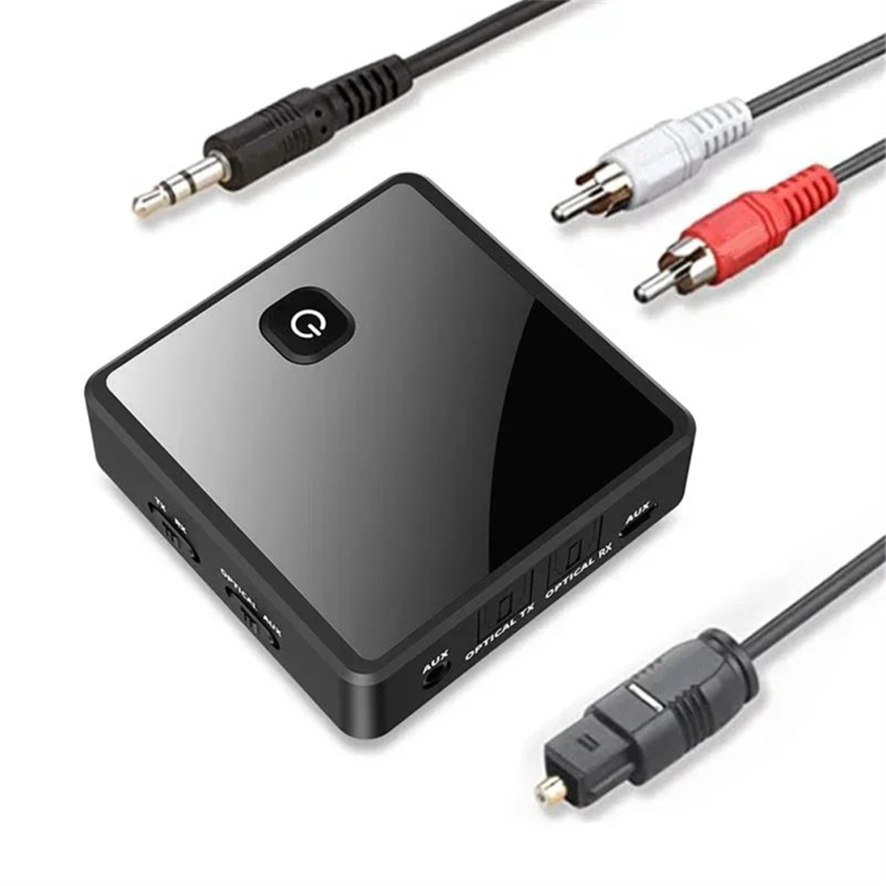 Bluetooth 5.0 Transmitter Receiver 3.5Mm Aux Optical Wireless 4711736670820