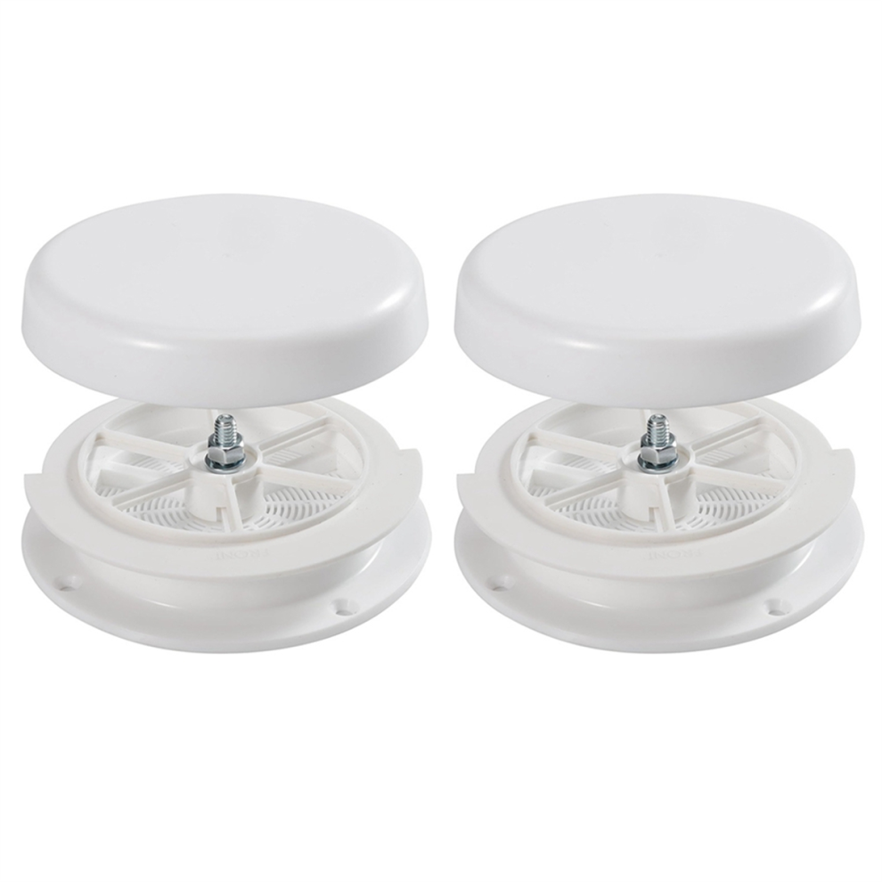2Pack Rv Roof Mushroom Vent Plumbing Vent With Water Cover Guard Cap 4711736638073