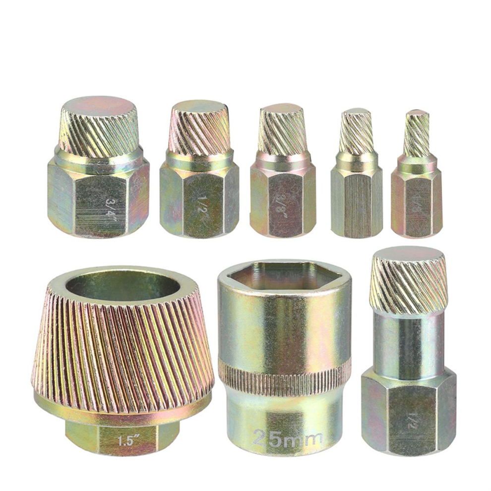 1.5 Inch Tub Drain Extractor, 8Pcs Pipe Nipple Extractor 4711736638011