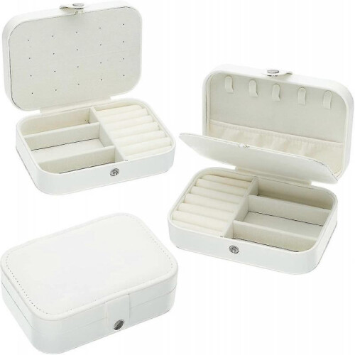 Small Travel Artificial Pu Leather Jewelry Storage Box