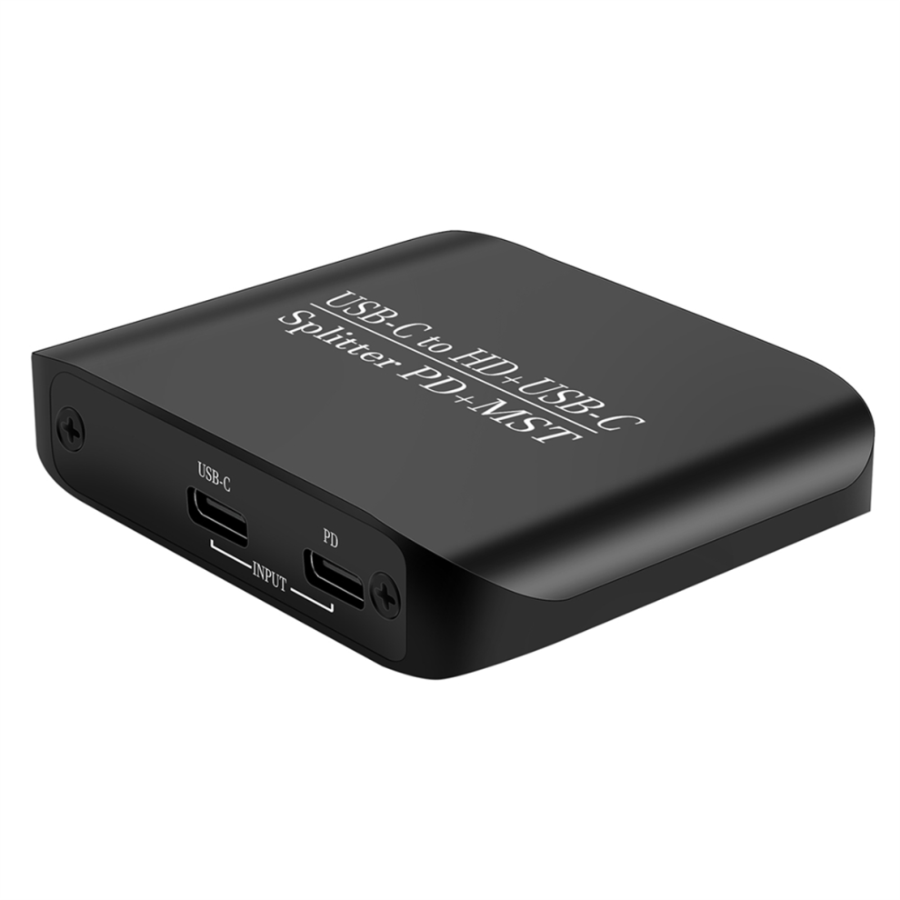 Photos - Cable (video, audio, USB) USB C To HD+USB C Splitter 4K 60HZ Type C To HDMI-compatible Splitter
