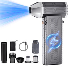 3 in 1 Electric Compressed Air Duster Vacuum Cleaner Cordless Rechargeable Blower for Car PC Keyboard Cleaning