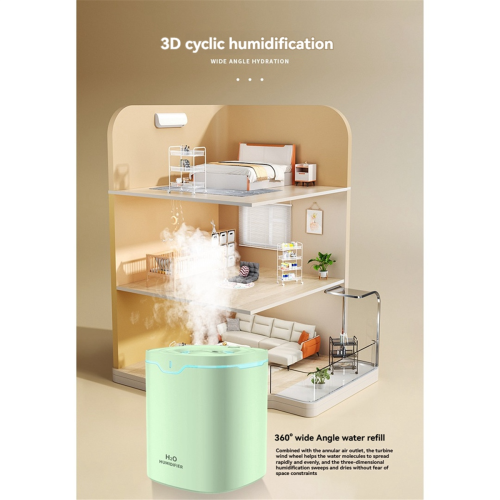 Large Capacity Dual Humidifier Cool Mist Humidifier Silent Operation 2