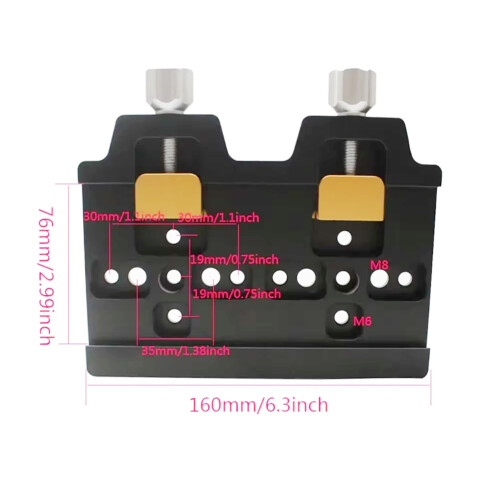 High-End Dovetail Clamp for Astronomical Telescope 160mm 1