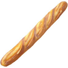Realistic Fake Bread Model Pu Baguette 45x6x3cm For Restaurant Decor