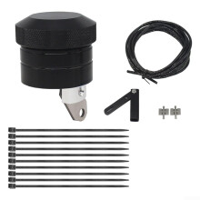 Motorcycle Chain Lubricator Oiler System for Enhanced Lubrication, Black Modified Accessories for All Models