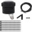 Motorcycle Chain Lubricator Oiler System for Enhanced Lubrication, Black Modified Accessories for All Models 2