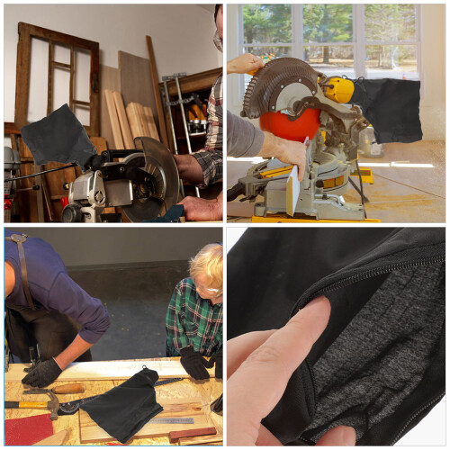 2pcs Miter Saw Dust Collection Hood Dust Bag 2