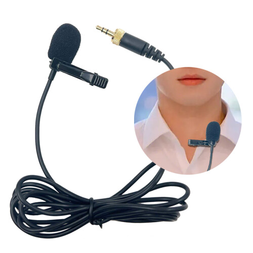 Professional Lavalier Clip on Microphone for Clear-1.5M 2