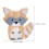 4 Pieces Animal Nursery Decor Fox Ornament Desktop 11