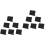 12 Pcs Small Message Board Acrylic Blackboard Wedding Tabletop Decor 4