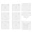 6 Pcs Filter Replacement For Fish Tank Filters Tanks Aquarium Divider 6