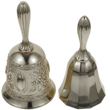 Masteelf 2pcs Dinner Bell In Grey For Restaurant And Ktv Tabletops