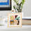 Picture Frames Beige Wood 1set 11in Square 4