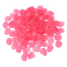 200 Pcs Luminous Glow in the Dark Stones for Garden Fish Tank