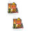 2 Pack Mini House Ornament Miniatures Decor Christmas Decorations 7
