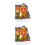 2 Pack Mini House Ornament Miniatures Decor Christmas Decorations 5