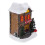 2 Pack Mini House Ornament Miniatures Decor Christmas Decorations 11