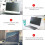 3pcs Cover Slide For Laptop Tablet Antipeeping Sliding Lid 10