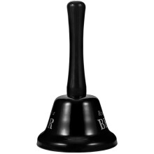 Hand Ringing Bell Metal Black 1pcs 5.3x2.9x2.9in