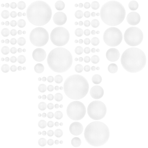 330 Pcs Polystyrene Foam Balls Craft Assortment 2