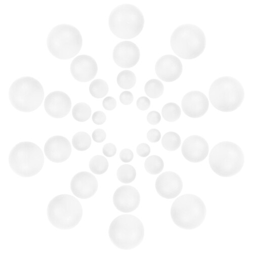 330 Pcs Polystyrene Foam Balls Craft Assortment