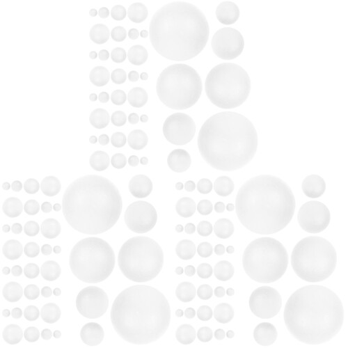 330 Pcs Polystyrene Foam Balls Craft Assortment 1