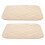 2pcs Reusable Guinea Pig Cage Liners Washable Pet Mats 3