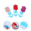 6 Pcs Camera Cover Computer Black Rhinestones Slide Accessories Abs 10