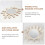1pc Eye Shape Wall Mirror Nordic Design Decor (Khaki) 8