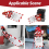 50PCS Lockout Tagout Tags Do Not Operate Lables with 50 Zip Ties 2