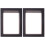 Set Of 2 Flower Frame Double Sided Photo Frames Decorative Specimen 2