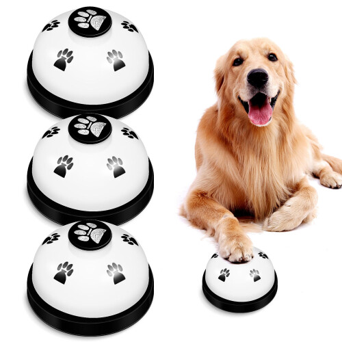 Pet Training Bells Abs Black And White 3-Pcs 1