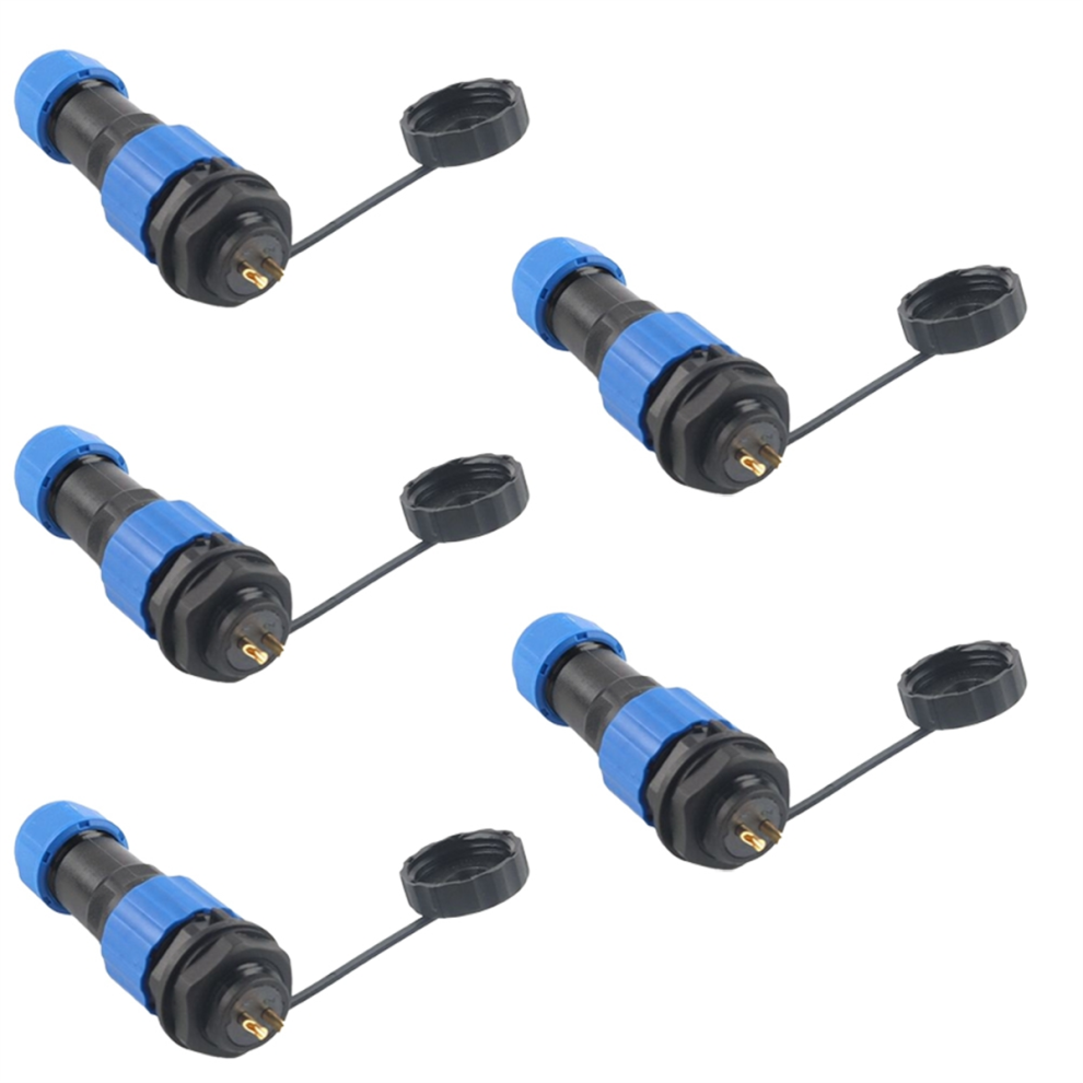 Ip68 Waterproof Aviation Plug Socket Nut Plug Socket 5 Pieces 4713049679392