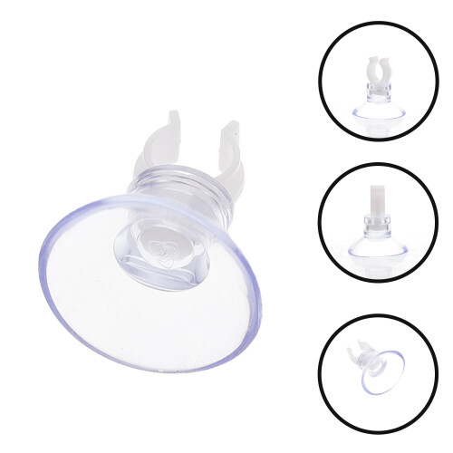 20St Transparante Plastic Aquarium Fixeerclips Zuurstofslang 1