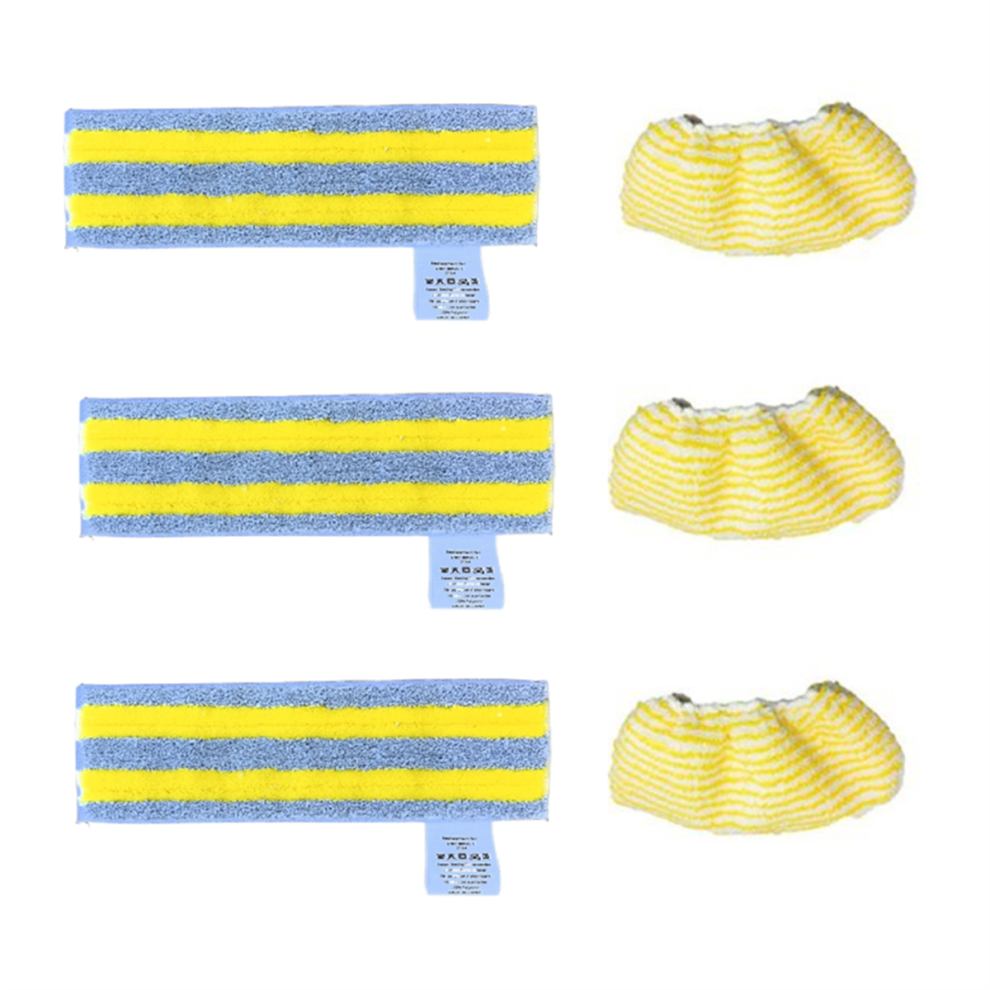 6Pcs Microfibre Steam Mop Cloth For Sc1 Sc2 Sc3 4713049681920