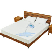 Breathable Baby Mattress Cover 150x200cm Waterproof Bamboo Fiber Anti-Allergic Non-Slip Bed Protector for Wetbeds 30cm Height