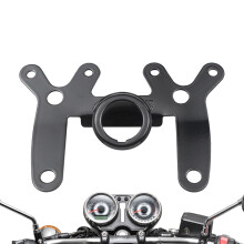 Motorcycle Odometer Mounting Bracket | Metal Speedometer Holder for 7/8 Inch Handlebars | Universal Motorcycle Gauge Stand