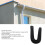 Durable PE Rain Gutter Extender with Splash Prevention - Black Adjustable 3