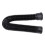 Durable PE Rain Gutter Extender with Splash Prevention - Black Adjustable 13