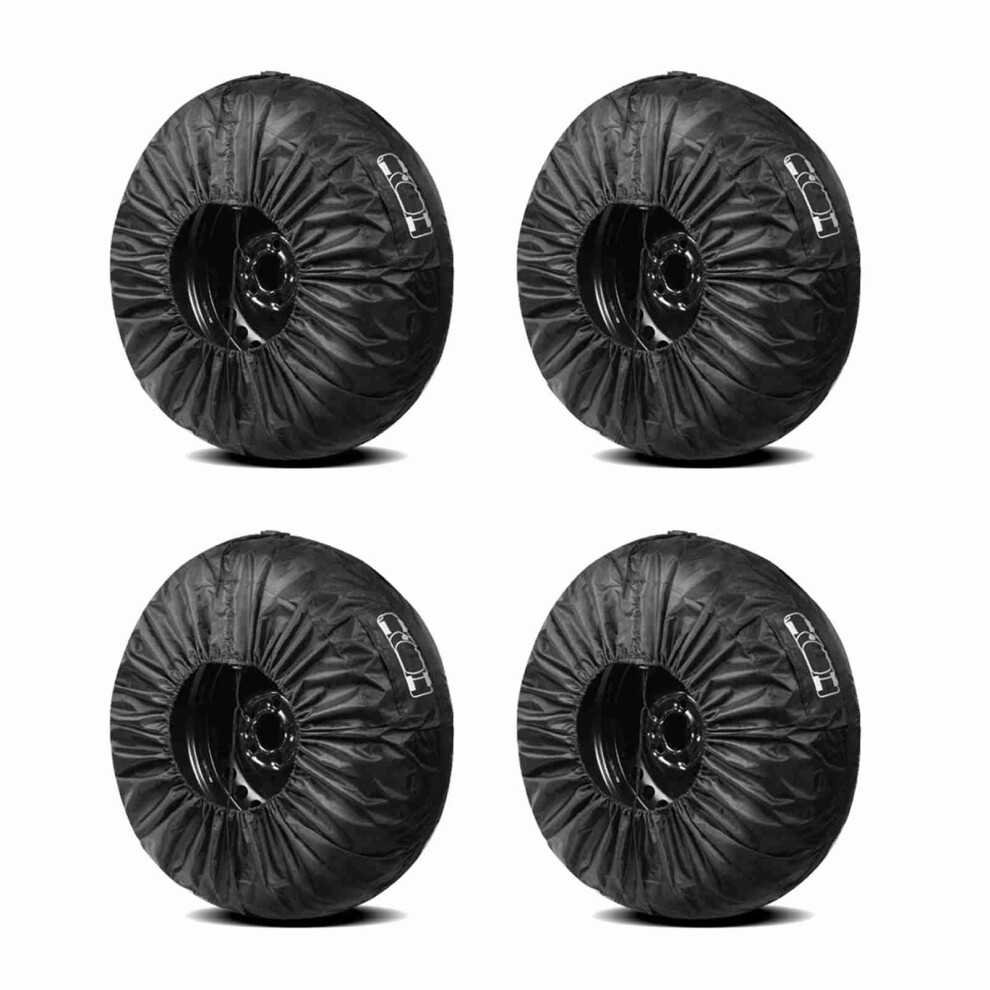 4Pcs Tire Covers, Waterproof Spare Tire Covers 8320539887722