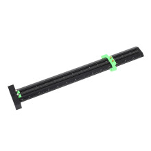 14" Aluminium-Doppel-Linien Holzzeichenmaßstab, grün