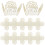50Pcs Silver Paper Truffle Wrap Liners for Chocolate Candy Packaging 10