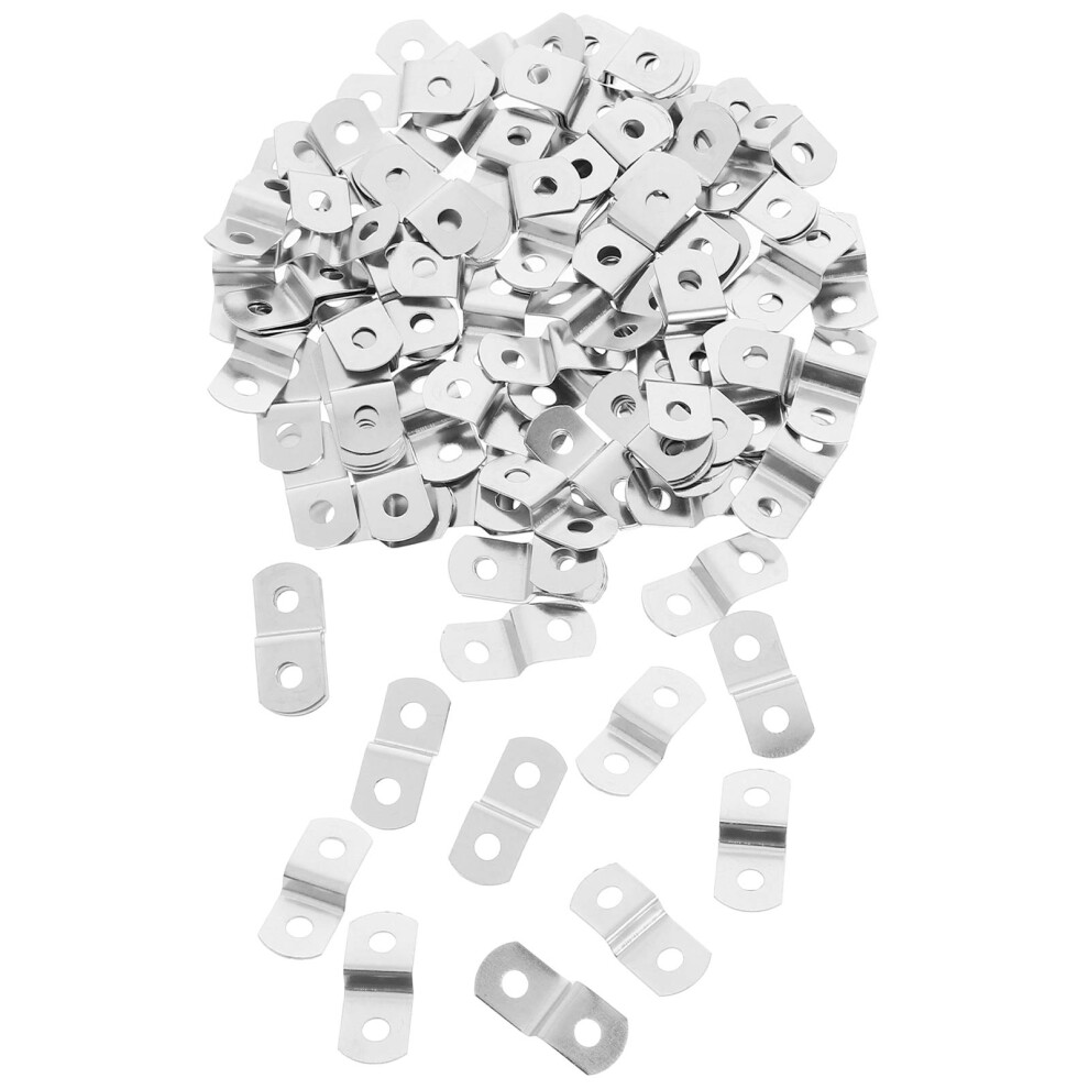 Worgeous Mirror Holding Clips Z Brackets Stainless Steel 120Pcs 3182240378938
