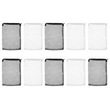 10pcs 30x20cm Aquarium Filter Bag Zipper Mesh Pouch