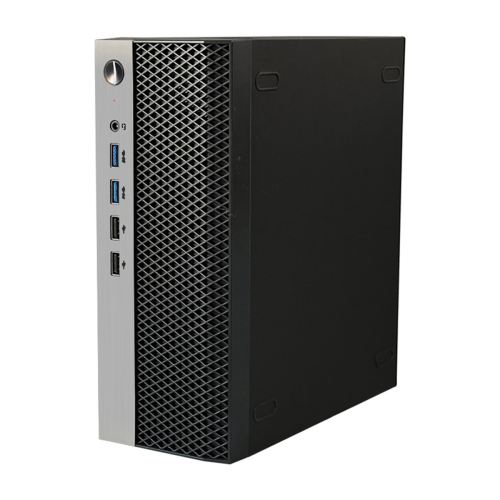 Κουτί υπολογιστή Mini ITX HTPC με 4XUSB και υποστήριξη τροφοδοτικού 1U 1