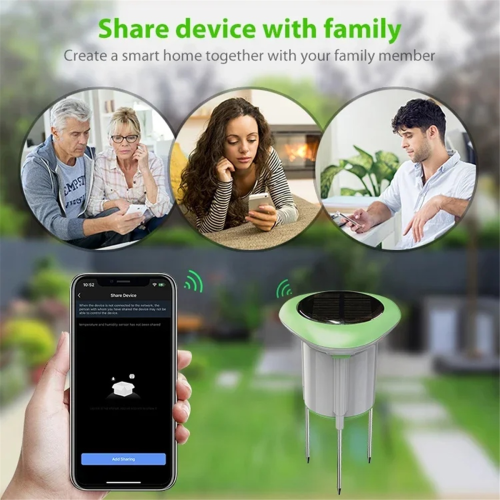 Tuya Smart Soil Sensor Solar Power Temperature Moisture Soil 2