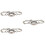 Raindrops 3 Count Holder Locket Bracelet Gold Chain 7