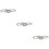 Raindrops 3 Count Holder Locket Bracelet Gold Chain 9