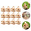 Wedding Supply Decorative Tiny Baskets Wood 12pcs 6